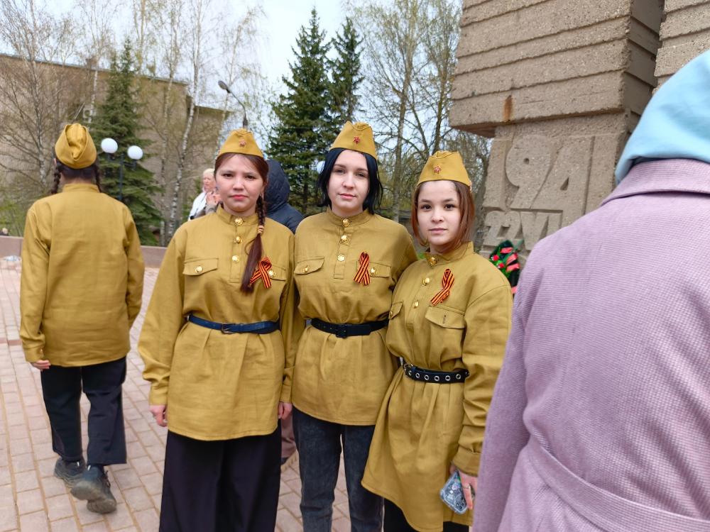 Торжественное мероприятии посвященное Дню Победы в Великой Отечественной войне