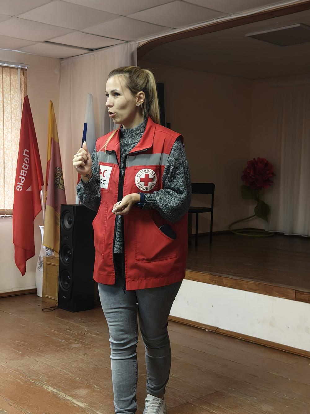 7 октября состоялась встреча студентов первого курса с председателем Бежецкого отделения РКК Мареевой М. А.